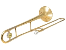 vidaXL Trombone Laiton Jaune avec laque dorée Bb Trompette classique