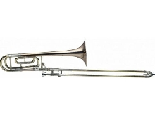 Levante LV-TB6415 - Pro Trombone à coulisse ténor en Sib et Fa, pavillon en cui