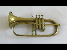 ETESSE, ancienne trompette, trompette à pistons, abimée, collection, trompette .