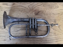 Ancienne trompette PRIMA, J.GRAS,PARIS, 3 pistons,à restaurer