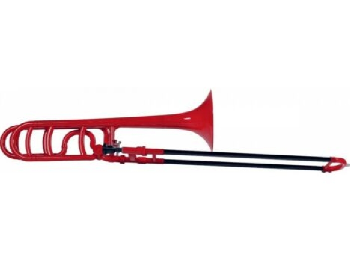 Coolwind CTB-200RD - Trombone Sib-Fa ABS coulisse fibre de carbone rouge