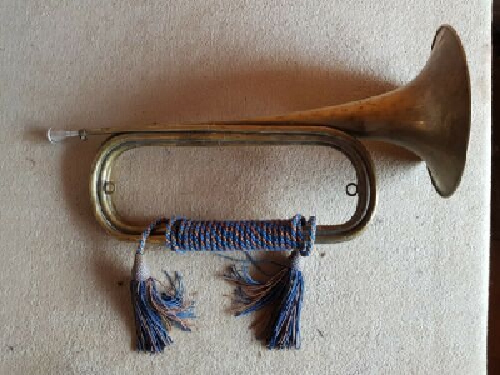 Beau cordon 19eme avec trompette 