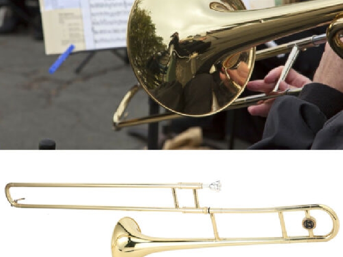 FR Flatsons Trombone Bb Key Laiton Alto Instrument de musique à vent plat