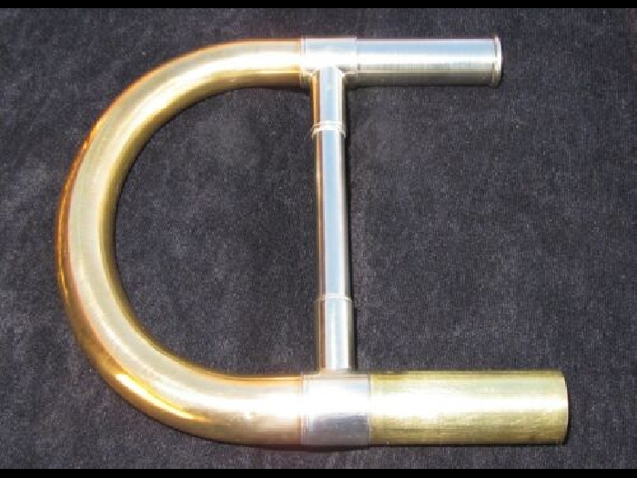 Rare coulisse d'accord tuning slide posaune ténor trombone S.E SHIRES red brass 