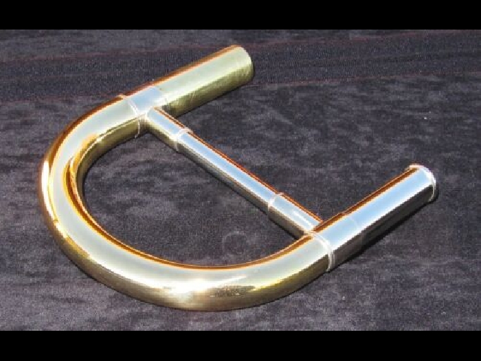 coulisse d'accord tuning slide posaune ténor trombone S.E SHIRES yellow brass