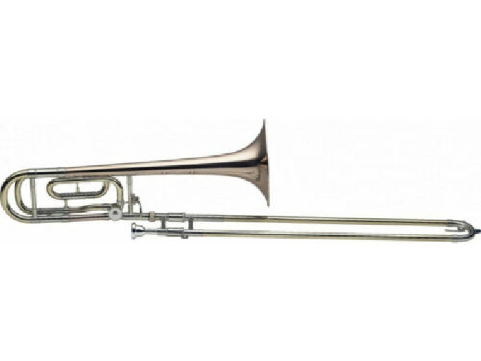 Levante LV-TB6415 - Pro Trombone à coulisse ténor en Sib et Fa, pavillon en cui