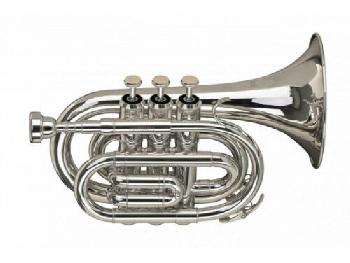 Levante LV-TR4411 - Trompette de poche en sib avec pavillon de trompette en sib