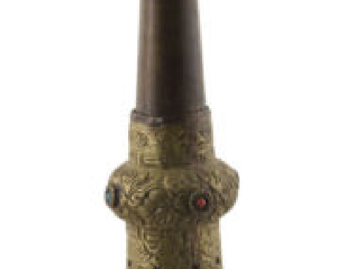 Petit Radong Dungchen Trompette tibétaine tongqin Cuivre et laiton 48 cm 3560
